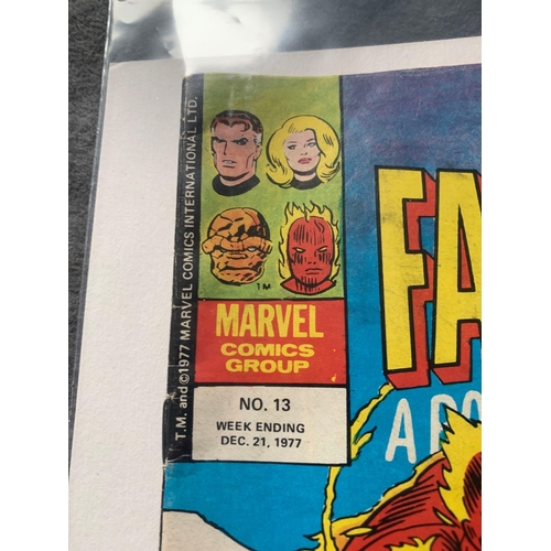 228 - Marvel Comics Group. The Complete Fantastic Four (9 Issues in this Lot)British issues 1977 issues #4... 