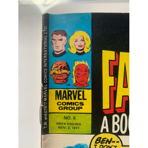 228 - Marvel Comics Group. The Complete Fantastic Four (9 Issues in this Lot)British issues 1977 issues #4... 