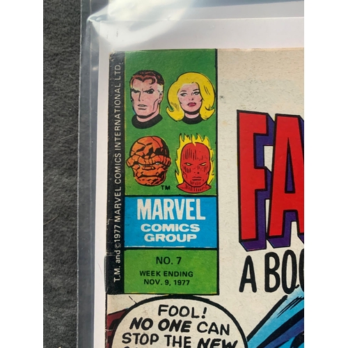 228 - Marvel Comics Group. The Complete Fantastic Four (9 Issues in this Lot)British issues 1977 issues #4... 