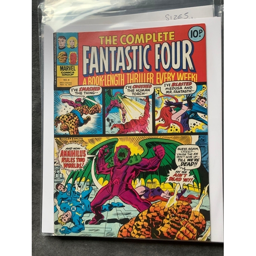 228 - Marvel Comics Group. The Complete Fantastic Four (9 Issues in this Lot)British issues 1977 issues #4... 