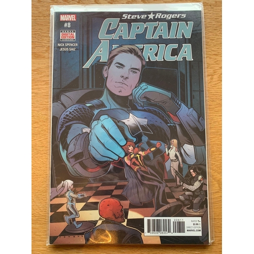 262 - Marvel, Steve Rodgers Captain America. (2 Issues in this Lot)Marvel, Steve Rodgers Captain America. ... 