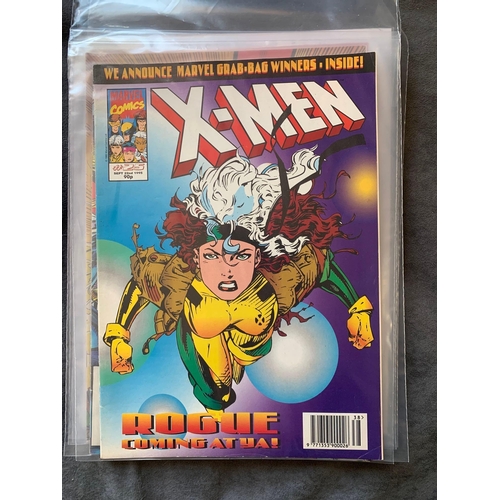 331 - Marvel U.K. X-Men (9 Issues in this lot)Marvel U.K. X-Men 1995 size 2 comic, British Issues #23 #25 ... 