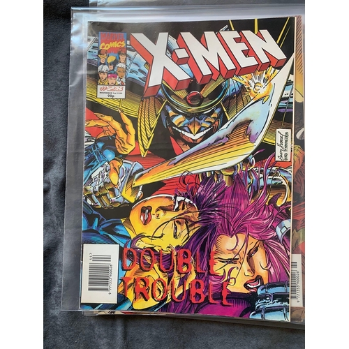 331 - Marvel U.K. X-Men (9 Issues in this lot)Marvel U.K. X-Men 1995 size 2 comic, British Issues #23 #25 ... 