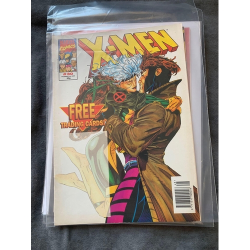 331 - Marvel U.K. X-Men (9 Issues in this lot)Marvel U.K. X-Men 1995 size 2 comic, British Issues #23 #25 ... 