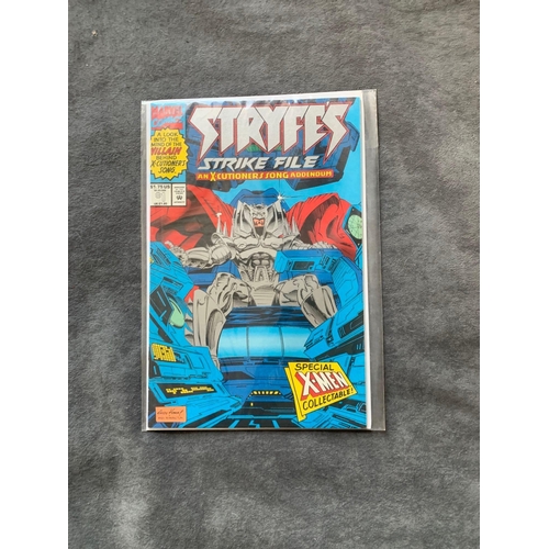 357 - Marvel Comics, STRYFFS Strike File issue 1 Special X-MEN Collectible