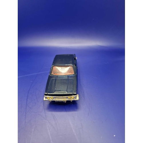 1008 - Dinky Diecast #(Pat No) 891681 Ford Zodiac in navy with red interior Unboxed