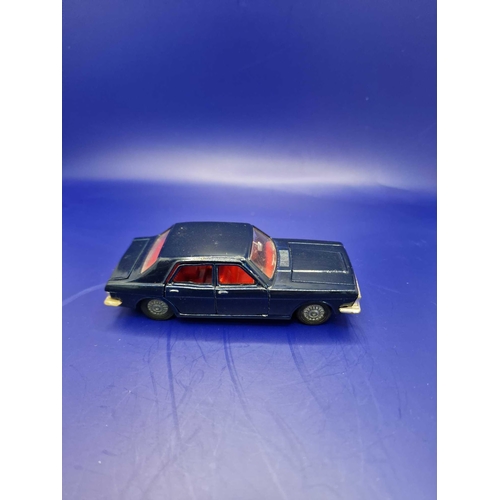 1008 - Dinky Diecast #(Pat No) 891681 Ford Zodiac in navy with red interior Unboxed