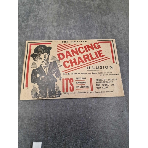 1012 - The Amazing Dancing Charlie Illsion 1930's 1930s made in the UK Box / Envelope in somewhat surprisin... 