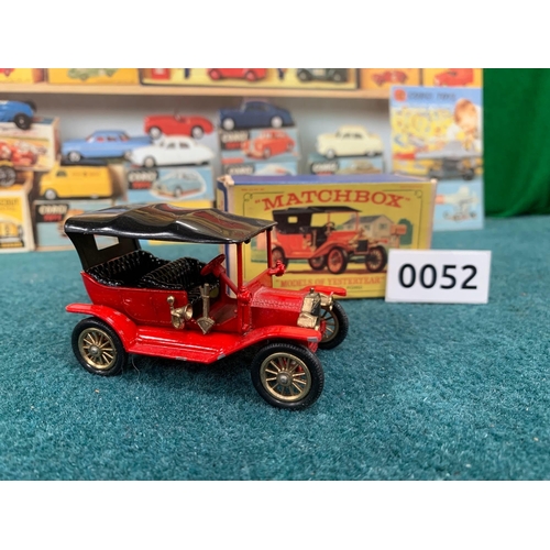 1013 - Matchbox Diecast Models Of Yesteryear #Y-1 1911Model T Ford In Box (Ref PA52)Matchbox Diecast Models... 