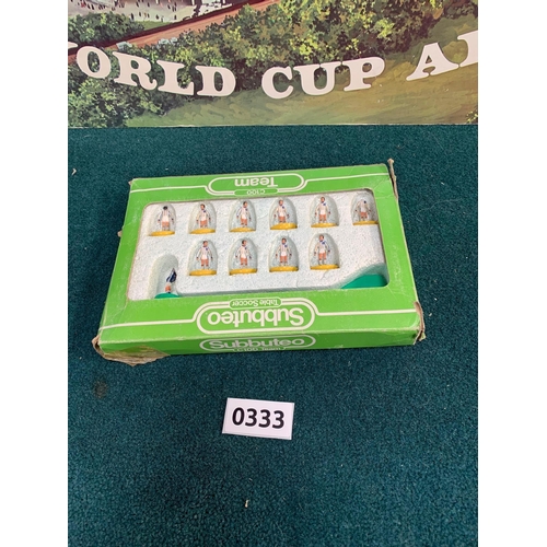 1024 - Subbuteo Team Table Soccer C.100 Heavy Weight Team Ref 34 Juventus (Ref PA333)Subbuteo Team Table So... 