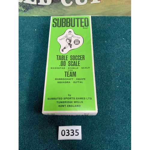 1025 - Subbuteo Team Table Soccer C.100 Tottenham Hotspur, England, Ref 154 80-83 (Ref PA335)Subbuteo Team ... 