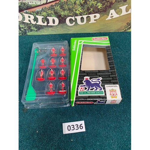 1026 - Subbuteo Liverpool Ref 63741 Lightweight Team 1995 Boxed Home Kit (Ref PA336)Subbuteo Liverpool Ref ... 