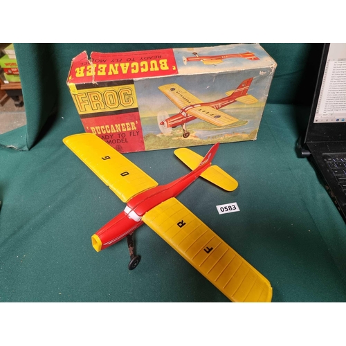 1047 - Frog 318F Vintage Cat. No 318F Buccaneer Ready To Fly Model Of Tough Plastic Construction. High Powe... 