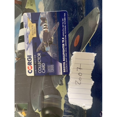 508 - Corgi Aviation series Corgi Aviation archive Bristol Beaufighter TF.X Corgi Aviation series Corgi Av... 