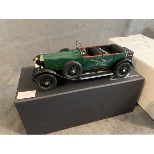 514 - KYOSHO Rolls Royce Phantom 1 (Green) KYOSHO Rolls Royce Phantom 1 (Green) (No 08931G) Scale 1:18