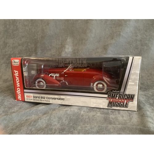 524 - ERTL Auto World Road & Track 1937 Cord 812 Convertible Auto World Road & Track 1937 Cord 812 Convert... 