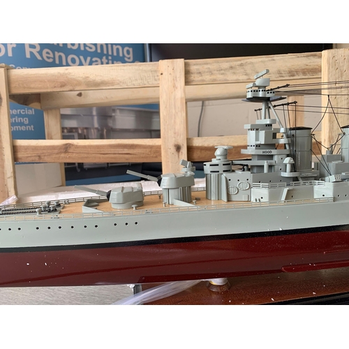 527 - Wooden Model Boat - Admiralty ship HMS Hood This HMS Hood battleship model is handcrafted from hardw... 