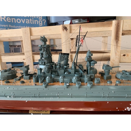 528 - Premier ship Models Ltd - YAMATO YAMATO warship model high quality wooden model - handicrafts from V... 