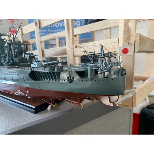 528 - Premier ship Models Ltd - YAMATO YAMATO warship model high quality wooden model - handicrafts from V... 