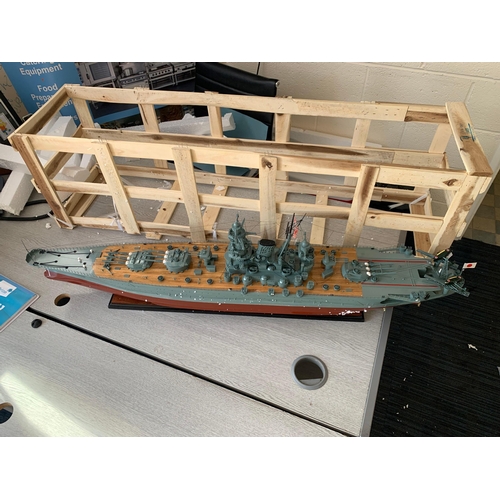 528 - Premier ship Models Ltd - YAMATO YAMATO warship model high quality wooden model - handicrafts from V... 