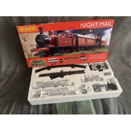 531 - Hornby Night Mail 00 gauge Hornby Night Mail 00 gauge Train set (SK101-90158) R1144