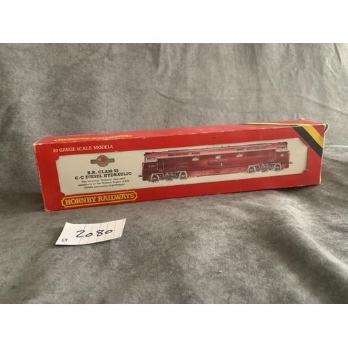 533 - Hornby Railway 00 gauge B.R class 52 c-c diesel hydraulicHornby Railway 00 gauge B.R class 52 c-c di... 