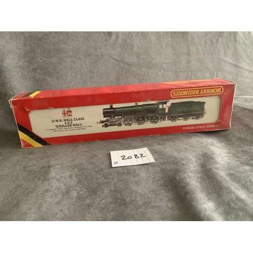 535 - Hornby Railway 00 gauge GWR Hall Class 4-6-0 Kneller hallHornby Railway 00 gauge GWR Hall Class 4-6-... 