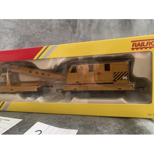 537 - Hornby RailRoad 00 gauge Breakdown Crane Hornby RailRoad 00 gauge Breakdown Crane (R6369)