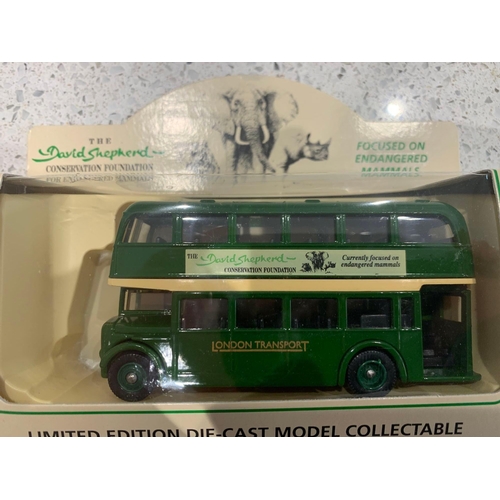 583 - 4 x lledo days gone promotional busses Pepsi cola, happy holidays, special, limited edition diecast.... 