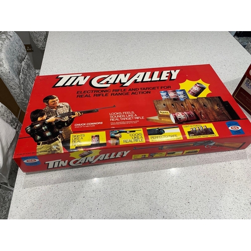 601 - Ideal Toy Corp original Tin Can Alley 2009-9Ideal Tin Can Alley Game 1970's vintage - comprising ele... 