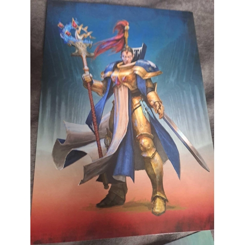 717 - Mortal Realms Warhammer Age of Sigmar limited edition premium prints (unframed)Mortal Realms Warhamm... 