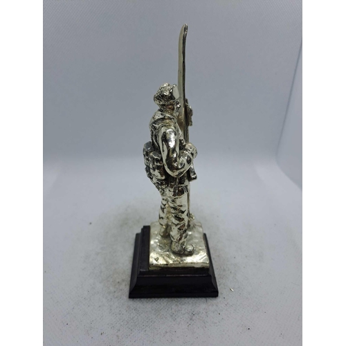 803 - Grenadier guards pewter silver plated no box, English Minatures national serviceman pewter silver pl... 