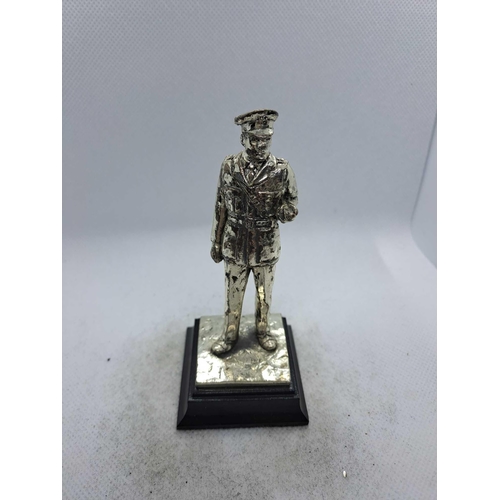 805 - 5 x Royal Hampshire & English Minitures Pewter & Silver Plated Figures, See Description for more inf... 