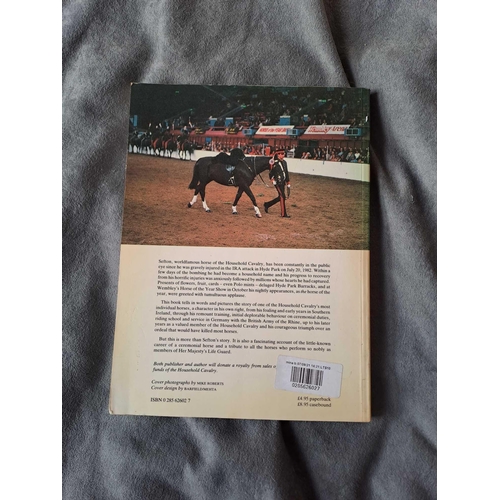 836 - Sefton the war horse mounted with plack  also includes a book the story of the cavalry horse and com... 