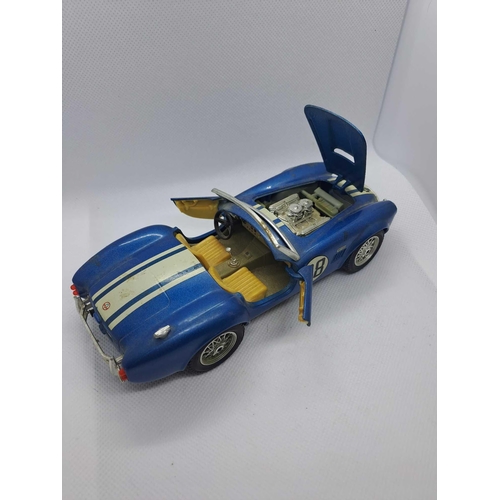 849 - Various Diecast cars as pictured Burago Fiat Abarth Burago Mercedes 190e Burago Cobra 427 Burago Mas... 