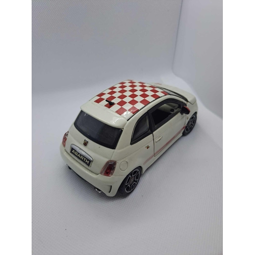 849 - Various Diecast cars as pictured Burago Fiat Abarth Burago Mercedes 190e Burago Cobra 427 Burago Mas... 