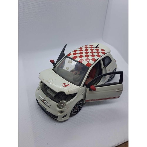 849 - Various Diecast cars as pictured Burago Fiat Abarth Burago Mercedes 190e Burago Cobra 427 Burago Mas... 