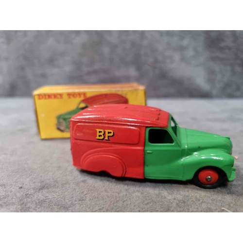 909 - Dinky Toys Diecast #470 Austin Van Shell BP Oils Virtually Mint Model In Very Good Solid Firm Box 19... 