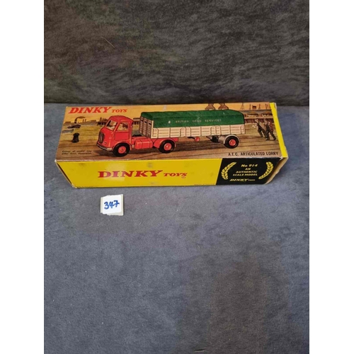 912 - Dinky Toys diecast #914 SEC Articulated Lorry in excellent box