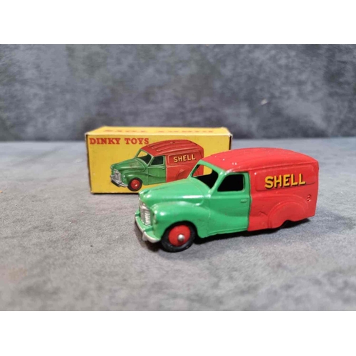 914 - Dinky Toys Diecast #470 Austin Van Shell Mint In A Slight Soiled Firm Box Attic Find - Stored In Att... 