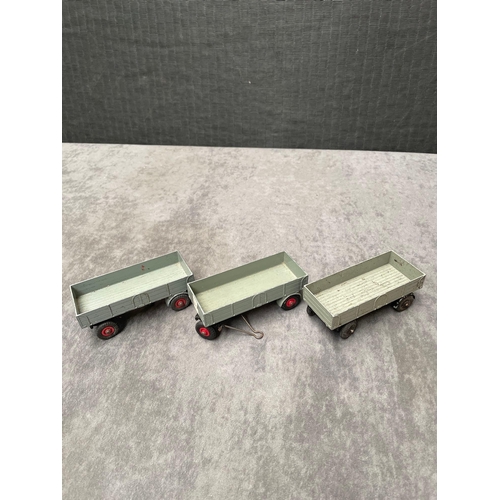 916 - Shop Stock Dinky Supertoys diecast #551 3x Trailers in shop box