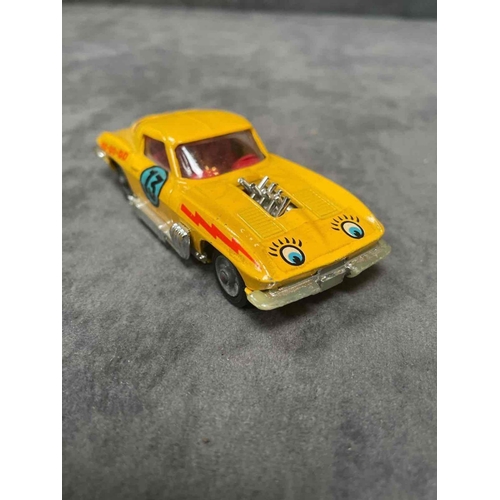 938 - Corgi diecast #337 Customized Chevrolet Corvette Sting Ray in box (end tab detached aznd one end fla... 