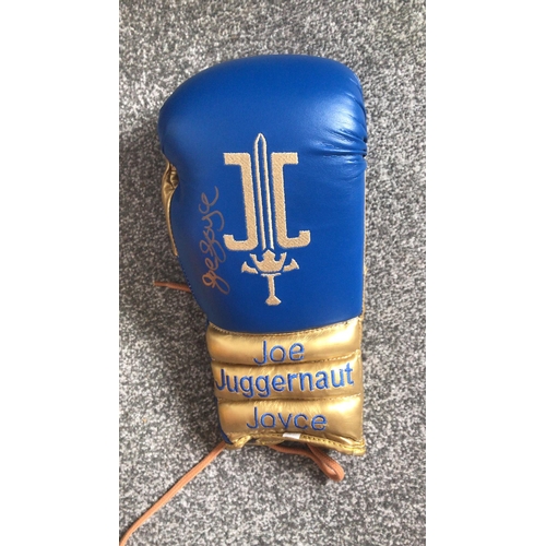 1634 - Joe Joyce Signed Boxing Glove Certificate of Authenticity