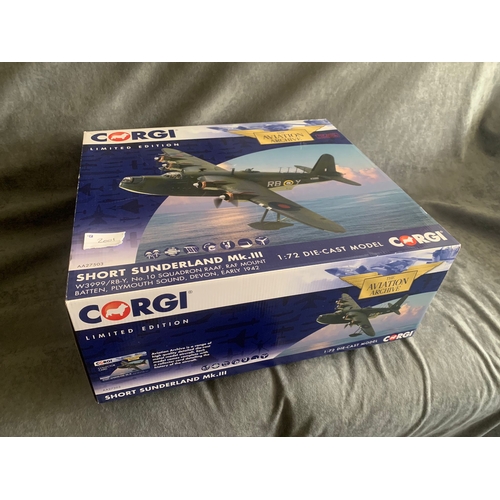 502 - Corgi Aviation archive Short Sunderland MK.111Corgi Aviation archive Short Sunderland MK III (AA2750... 