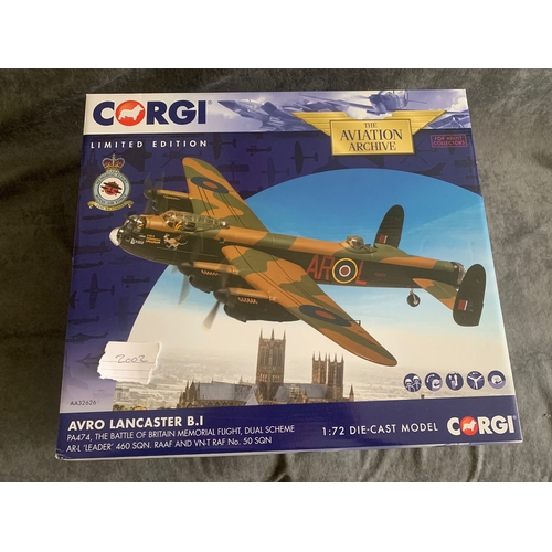 503 - Corgi Aviation archive AVRO Lancaster B.1Corgi Aviation archive AVRO Lancaster B.1 (AA32626) PA474 t... 