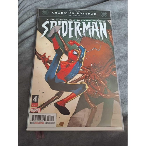 275 - Marvel Spider-Man #4 chadwick boseman rest in power 1976-2020Marvel Spider-Man #4 chadwick boseman r... 