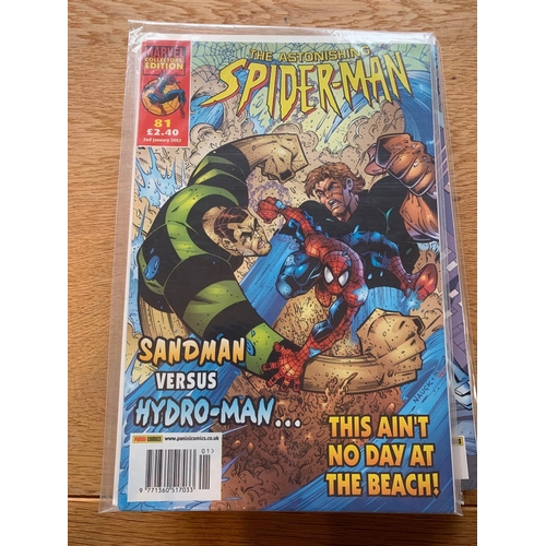 277 - Marvel Collectors Edition, The Astonishing Spider-Man  (10 Issues in this Lot)Marvel Collectors Edit... 