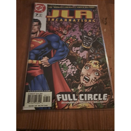 167 - DC Comics, Justice League of America. JLA (7 Issues in this Lot)JLA the secret files of origins #1, ... 