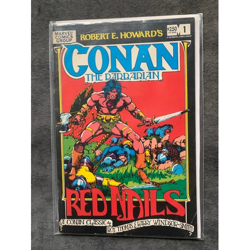 30 - Marvel, Conan the Barbarian issue 1 (RARE ISSUE) Marvel, Conan The barbarian. Red Nails a Conan clas... 