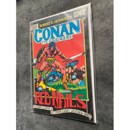 30 - Marvel, Conan the Barbarian issue 1 (RARE ISSUE) Marvel, Conan The barbarian. Red Nails a Conan clas... 